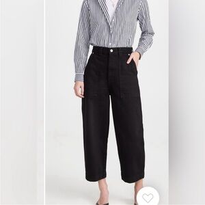 KHAITE Hewey Denim Pants in Wilcox Black